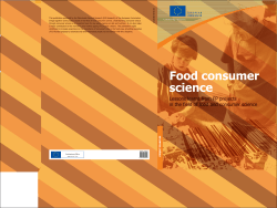 Food consumer science - Cordis