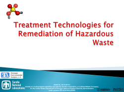 Awareness - Chemical Security Program
