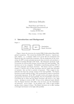 Infectious Defaults - Imperial College London