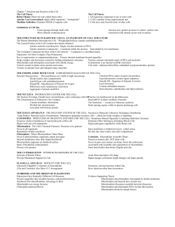 flagella and cilia: motility for the cell