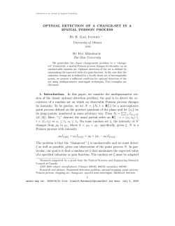 Optimal detection of a change-set in a spatial Poisson process