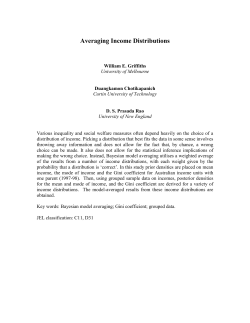 Averaging Income Distributions
