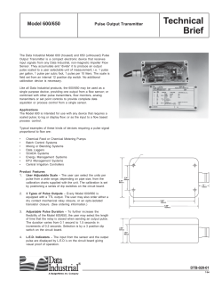 Model 600 650 Pulse Output Tech Brief.pmd - broen-sei