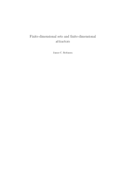 Finite-dimensional sets and finite