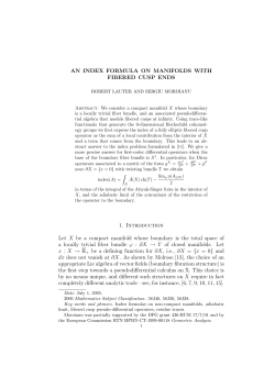AN INDEX FORMULA ON MANIFOLDS WITH FIBERED CUSP