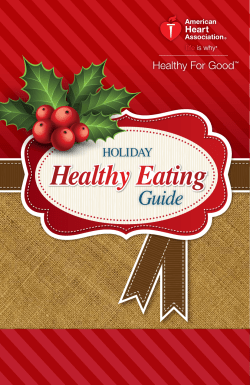 Holidays Healthy Eating Guide
