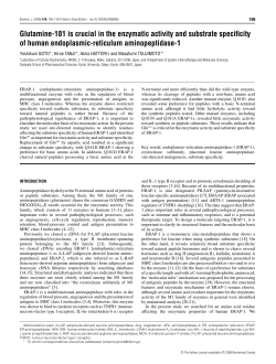 Glutamine-181 is crucial in the enzymatic activity and substrate