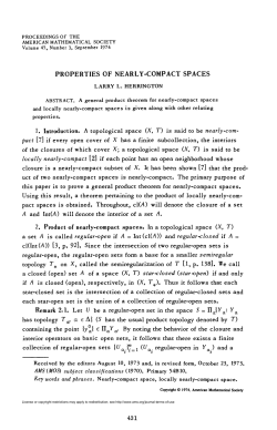 properties of nearly-compact spaces