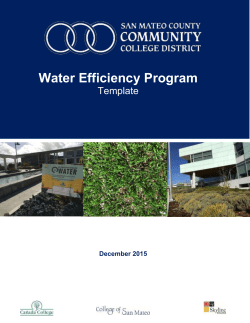 The Water Efficiency Program (WEP) serves to&hellip;