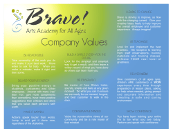 Bravo Company Values