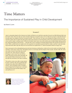 Time Matters - Teachers Resisting Unhealthy Children`s Entertainment