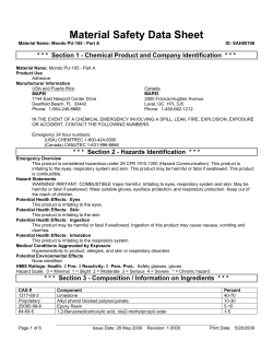 Mondo PU-105 - Part A
