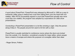 for Loop - My FIT (my.fit.edu)