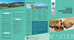 human cognition and evolution - University of the Balearic Islands