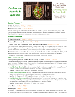 Bionutrient Food Association: Home