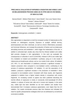 preclinical evaluation of infrared-a radiation and visible light on