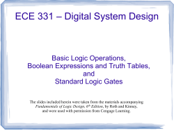 ECE 331 &ndash; Digital System Design