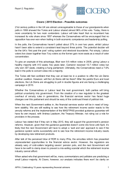Cicero | 2015 Election - Possible outcomes