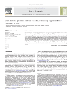 When do firms generate? Evidence on in