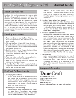 Eco Plant Pals Classroom Kit