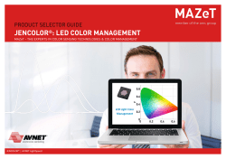 jencolor&reg;: led color management