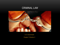 Criminal Law