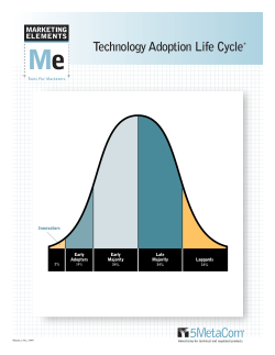 Technology Adoption Life Cycle
