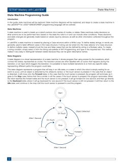 State Machine TETRIX&reg; Mastery with LabVIEW