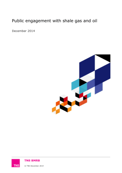 Public engagement with shale gas and oil