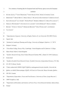 Two centuries of masting data for European beech (Fagus sylvatica L