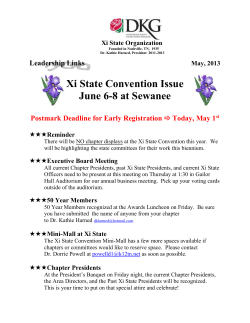 May, 2013 - Xi State