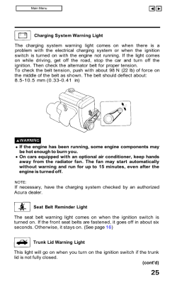 Charging System Warning Light The charging system warning light