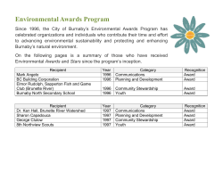 Environmental Awards Program