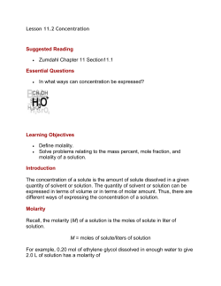 Lesson 11.2 concentration