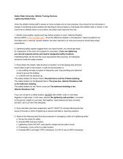 Lightning Policy - Salem State University Policies