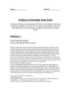 Geo time evidence packet