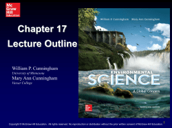 Understanding Our Environment