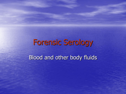 Forensic Serology