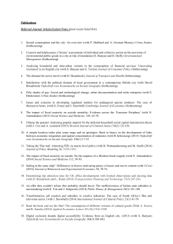 Publications Refereed Journal Articles/Letters/Notes (most recent