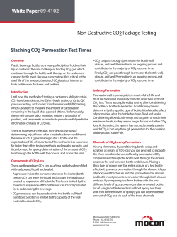 Non-Destructive CO2 Package Testing