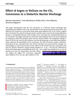 Effect of Argon or Helium on the CO2 Conversion in a Dielectric