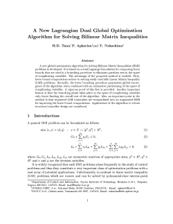 A New Lagrangian Dual Global Optimization Algorithm for Solving