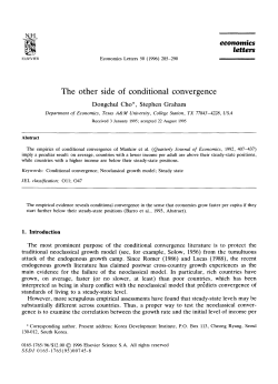 The other side of conditional convergence