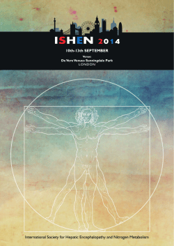 International Society for Hepatic Encephalopathy and Nitrogen
