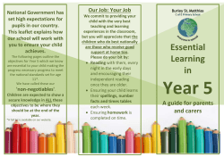 Non Negotiables Parent Leaflet Year 5 v2