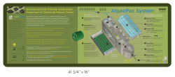 Algaewheel Sanitary Treatment System