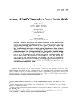 Accuracy of Earth`s Thermospheric Neutral Density Models