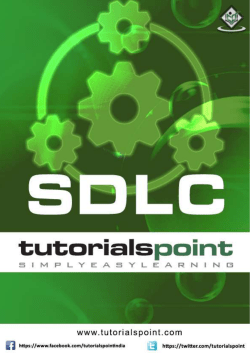 SDLC i - TutorialsPoint