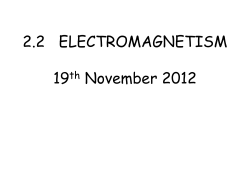 electromagnetism - Eyemouth High School
