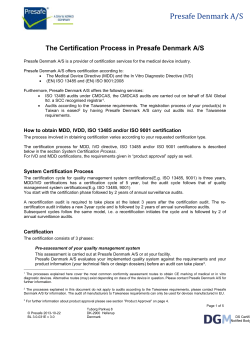 Certification Process